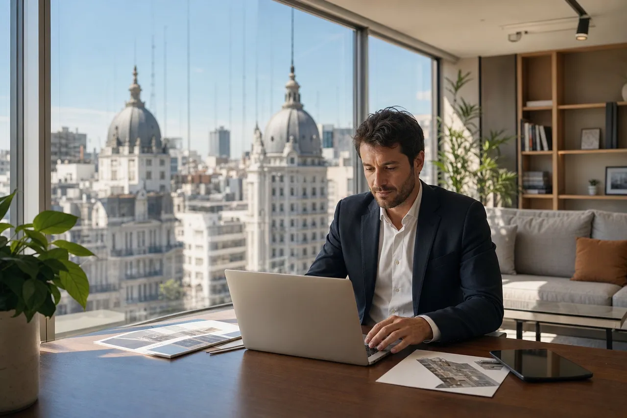 Oficina inmobiliaria moderna en Buenos Aires, Argentina